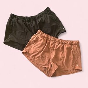 Old Navy Active Run Shorts Bundle XL Black Mauve StretchTech Athleisure Gym